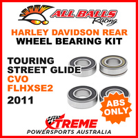 25-1692 HD Touring Street Glide CVO FLHXSE2 2011 Rear Wheel Bearings ABS