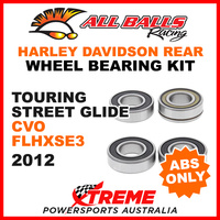 25-1692 HD Touring Street Glide CVO FLHXSE3 2012 Rear Wheel Bearings ABS