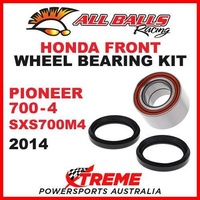 Front Wheel Bearing Kit Honda ATV PIONEER 700 700-4 SXS700M4 2014, All Balls 25-1699