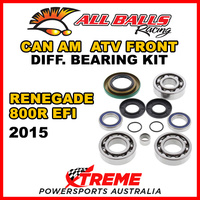 25-2069 Can Am Renegade 800R EFI 2015 ATV Front Differential Bearing Kit