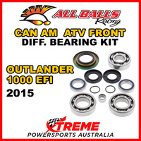 25-2069 Can Am Outlander 1000 EFI 2015 ATV Front Differential Bearing Kit