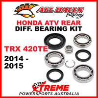 25-2079 HONDA TRX420TE 2014-2015 ATV REAR DIFFERENTIAL BEARING & SEAL KIT