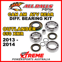 25-2086 Can Am Outlander 650 XMR 2013-2014 ATV Rear Differential Bearing Kit