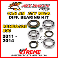 25-2086 Can Am Renegade 800 2011-2014 ATV Rear Differential Bearing Kit
