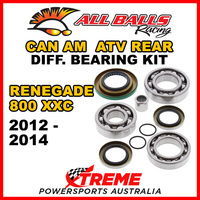 25-2086 Can Am Renegade 800 XXC  2012-2014 ATV Rear Differential Bearing Kit