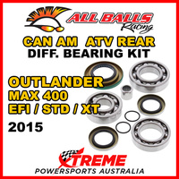 25-2086 Can Am Outlander MAX 400 EFI/STD/XT 15 ATV Rear Differential Bearing Kit