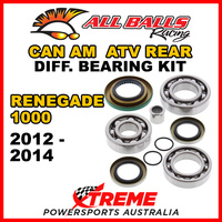 25-2086 Can Am Renegade 1000 2012-2014 ATV Rear Differential Bearing Kit
