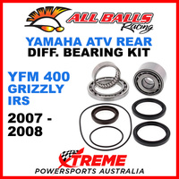 25-2097 Yamaha YFM 400 Grizzly IRS 07-08 ATV Rear Differential Bearing Kit