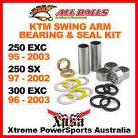 Swing Arm Bearing Kit 250 EXC 95-03 250 SX 97-02 300 EXC 96-03, All Balls 28-1088