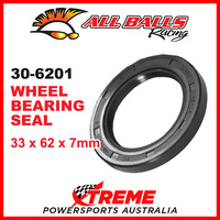 All Balls 30-6201 Double Lip Wheel Bearing Seal 33x62x7mm