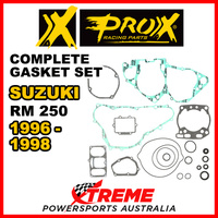 ProX For Suzuki RM250 RM 250 1996-1998 Complete Gasket Set 34.3316