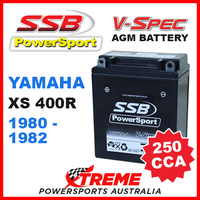 SSB 12V V-SPEC DRY CELL 250 CCA AGM BATTERY YAMAHA XS400R XS 400R 1980-1982