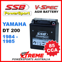 SSB 12V V-SPEC DRY CELL 85 CCA AGM BATTERY YAMAHA DT200 DT 200 1984-1985