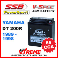 SSB 12V V-SPEC DRY CELL 85 CCA AGM BATTERY YAMAHA DT200R DT 200R 1989-1998