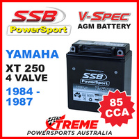 SSB 12V V-SPEC DRY CELL 85 CCA AGM BATTERY YAMAHA XT250 XT 250 4V 1984-1987