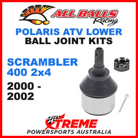 All Balls 42-1030 Scrambler 400 2x4 2000-2002 ATV Lower Ball Joint Kit