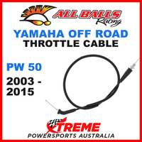 ALL BALLS 45-1062 MX YAMAHA THROTTLE CABLE PW50 PW 50 50cc 2003-2015 OFF ROAD