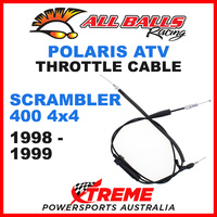 ALL BALLS 45-1162 ATV POLARIS THROTTLE CABLE SCRAMBLER 400 4X4 1998-1999 QUAD