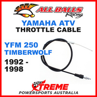 ALL BALLS 45-1187 ATV YAMAHA THROTTLE CABLE YFB250 YFB 250 Timber Wolf 1992-1998