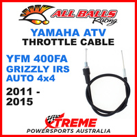 45-1190 YAMAHA THROTTLE CABLE YFM400FA YFM 400FA GRIZZLY IRS AUTO 4X4 2011-2015