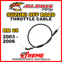 ALL BALLS 45-1204 For Suzuki THROTTLE CABLE RM65 RM 65 2003-2006 DIRT BIKE