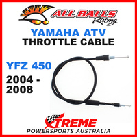 ALL BALLS 45-1221 YAMAHA THROTTLE CABLE YFZ450 YFZ 450 2004-2008