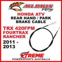 45-4016 Honda TRX420FPM Fourtrax Rancher 2011-13 ATV Rear Hand Park Brake Cable