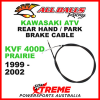 45-4033 Kawasaki KVF400D Prairie 1999-2002 ATV Rear Handbrake Park Cable