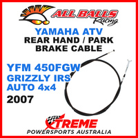 45-4060 YFM450 FGW Grizzly IRS Auto 4X4 2007 ATV Rear Hand Park Brake Cable