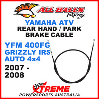 45-4067 YFM 400FG Grizzly Auto IRS 4X4 2007-2008 ATV Rear Hand Park Brake Cable