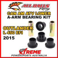 50-1126 Can Am ATV Outlander L 450 EFI 2015 Lower A-Arm Bearing Kit