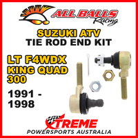 All Balls 51-1015 For Suzuki ATV LT-F4WDX King Quad 300 1991-1998 Tie Rod End Kit