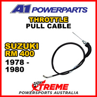 A1 Powerparts For Suzuki RM400 RM 400 1978-1980 Throttle Pull Cable 52-064-10