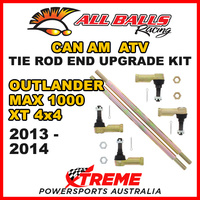 52-1025 Can Am Outlander MAX 1000 XT 4x4 2013-2014 Tie Rod End Upgrade Kit