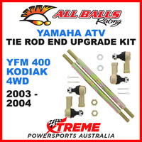 All Balls 52-1031 Yamaha YFM 400 Kodiak 4WD 2003-2004 Tie Rod End Upgrade Kit