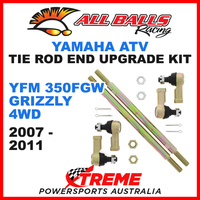 52-1031 Yamaha YFM 350FGW Grizzly 4WD 2007-2011 Tie Rod End Upgrade Kit