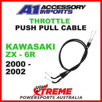 A1 Powerparts Kawasaki ZX-6R ZX6R 2000-02 Throttle Push/Pull Cable 53-404-10