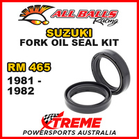 All Balls 55-122 For Suzuki RM465 RM 465 1981-1982 Fork Oil Seal Kit 43x55x10.5