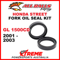 All Balls 55-124 Honda GL1500CD GL 1500CD 2001-2003 Fork Oil Seal Kit 45x57x11