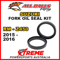 All Balls 55-129 For Suzuki RM-Z450 RM-Z 450 2015-2016 Fork Oil Seal Kit 49x60x10