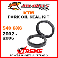 All Balls 55-131 KTM 540SXS 540 SXS 2002-2006 Fork Oil Seal Kit 48x57.7x9.5/10.3