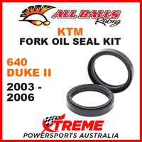 All Balls 55-131 KTM 640 DUKE II 2003-2006 Fork Oil Seal Kit 48x57.7x9.5/10.3