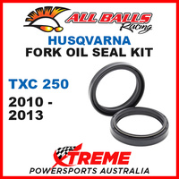 All Balls 55-132 Husqvarna TXC250 TXC 250 2010-2013 Fork Oil Seal Kit 48x58.2x8.5/10.5