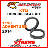 All Balls 55-132 KTM 1190 Adventure 1190cc 2014 Fork Oil Seal Kit 48x58.2x8.5/10.5