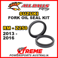 All Balls 55-132 For Suzuki RM-Z250 RM-Z 250 2013-16 Fork Oil Seal Kit 48x58.2x8.5/10.5