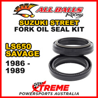 All Balls 55-137 For Suzuki LS650 Savage 1986-1989 Fork Oil Seal Kit 38x50x8/10.5