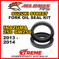 All Balls 55-148 For Suzuki Inazuma 250 GW250 2013-14 Fork Oil Seal Kit 37x49x8/9.5