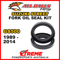 All Balls 55-148 For Suzuki GS500 GS 500 1989-2014 Fork Oil Seal Kit 37x49x8/9.5