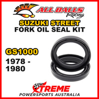 All Balls 55-148 For Suzuki GS1000 GS 1000 1978-1980 Fork Oil Seal Kit 37x49x8/9.5