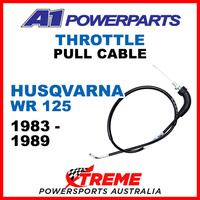 A1 Powerparts Husqvarna WR125 WR 125 1983-1989 Throttle Pull Cable 56-000-10